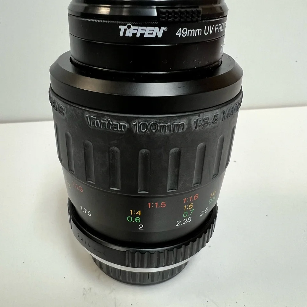 VIVITAR 100MM 1:3.5 MACRO FOCUSING LENS - Picture 6 of 6